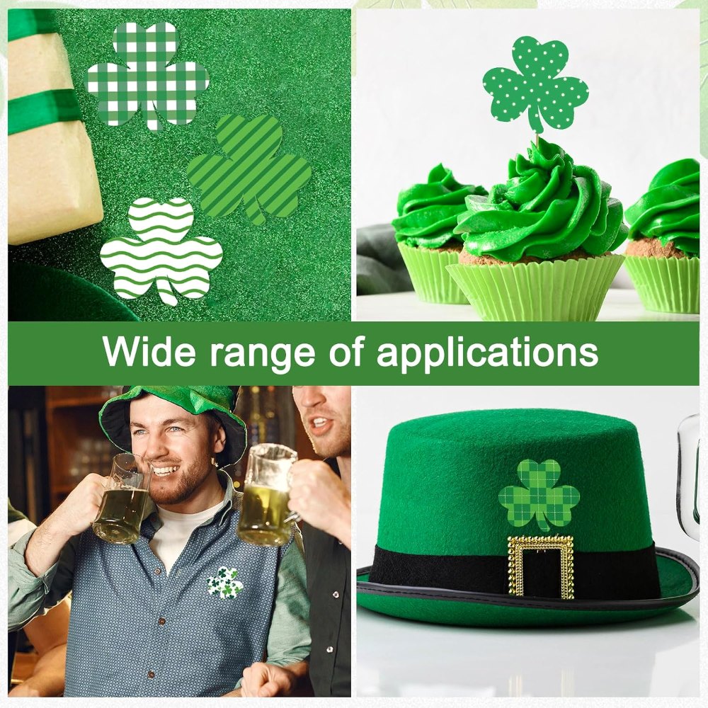 St. Patrick's Day Shamrock Stickers for St Patricks Day, view 4