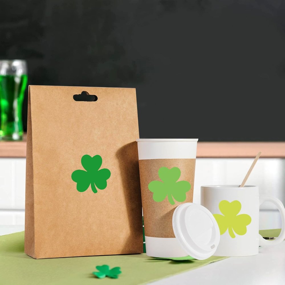 St. Patrick's Day Shamrock Stickers for St Patricks Day, 400 pieces, view 5