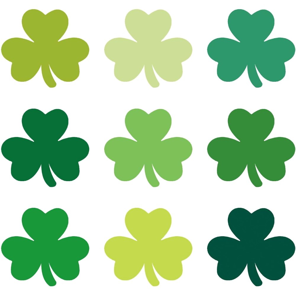 St. Patrick's Day Shamrock Stickers for St Patricks Day, 400 pieces