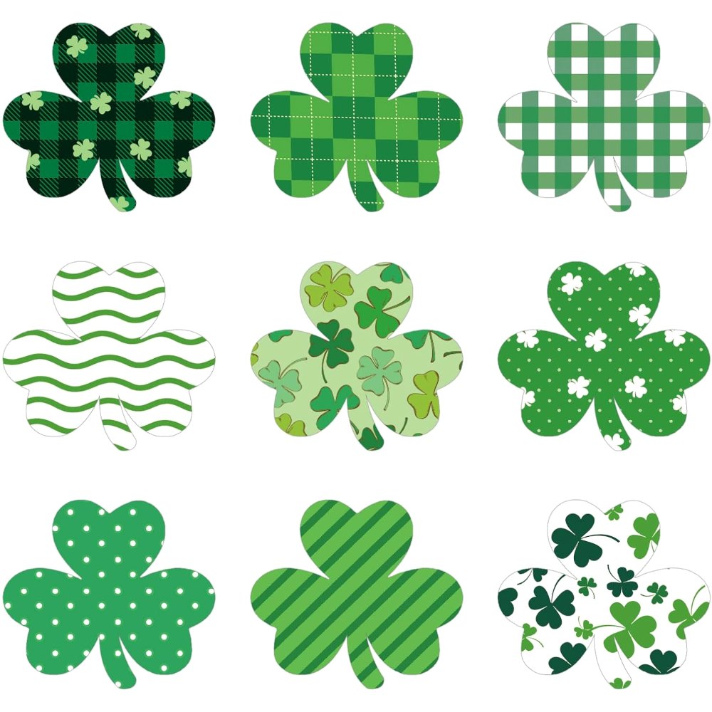 St. Patrick's Day Shamrock Stickers for St Patricks Day