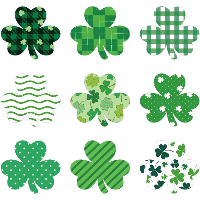 St. Patrick's Day Shamrock Stickers for St Patricks Day