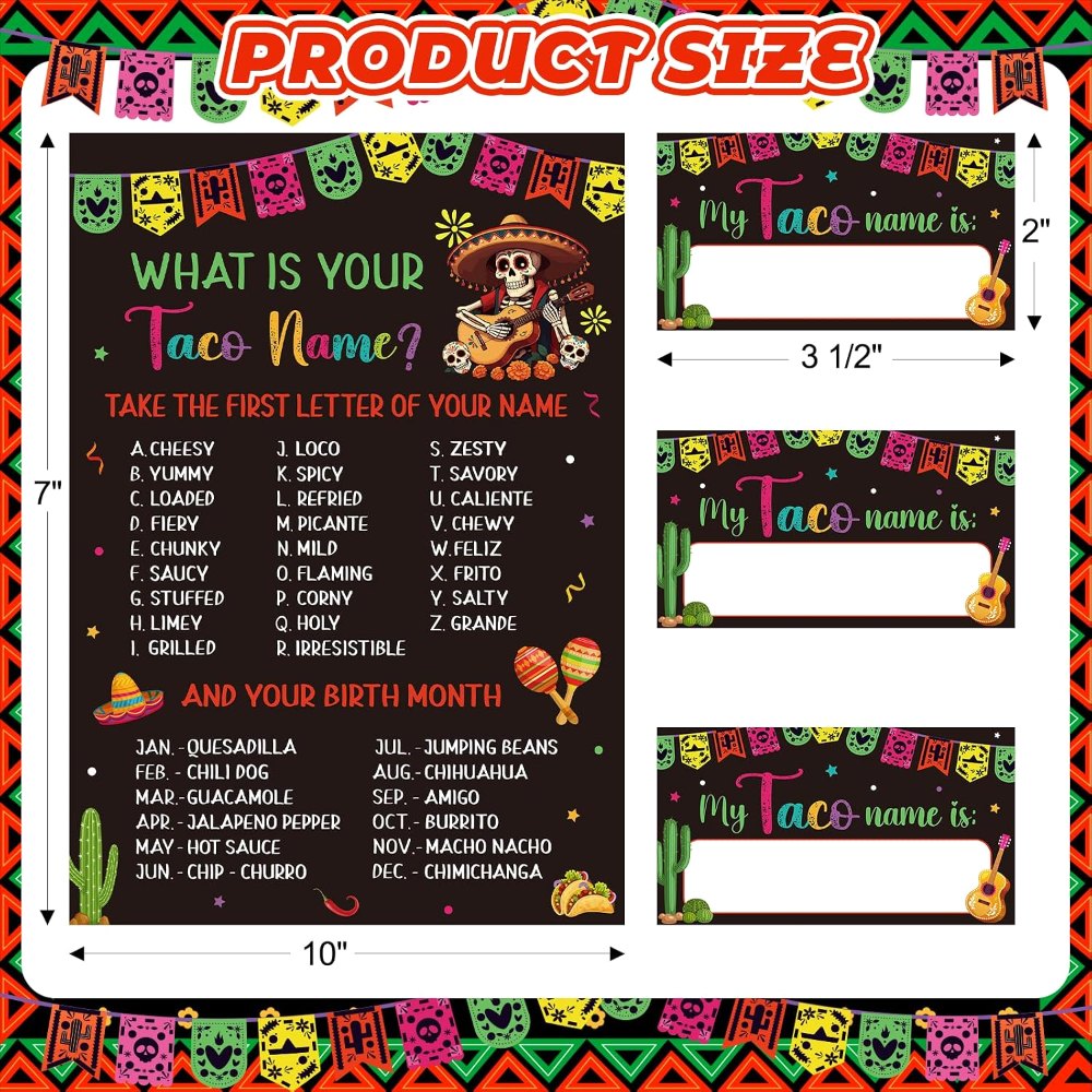 Taco Game for Party Family Adults Office Large Groups, view 2