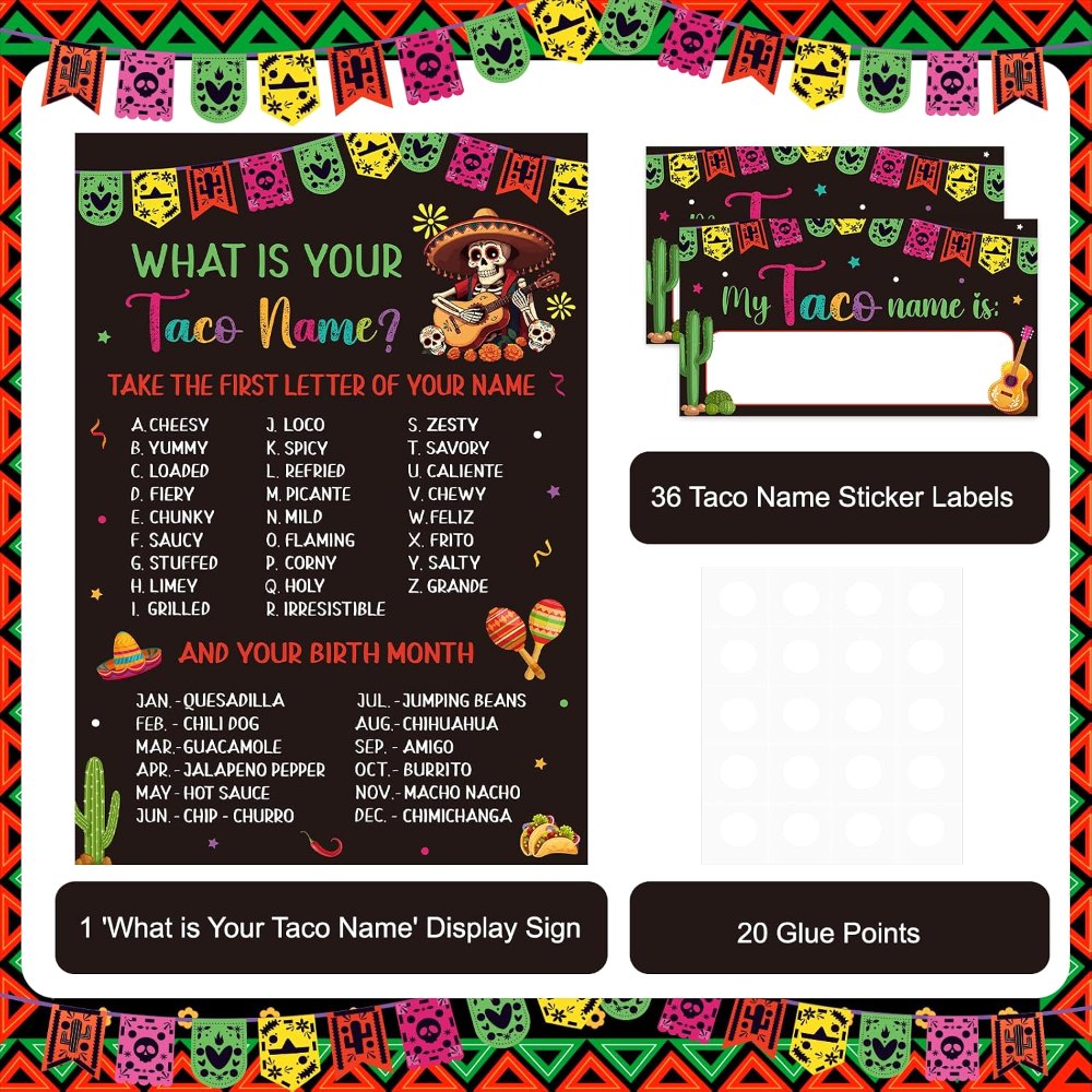 Taco Game for Party Family Adults Office Large Groups, view 3