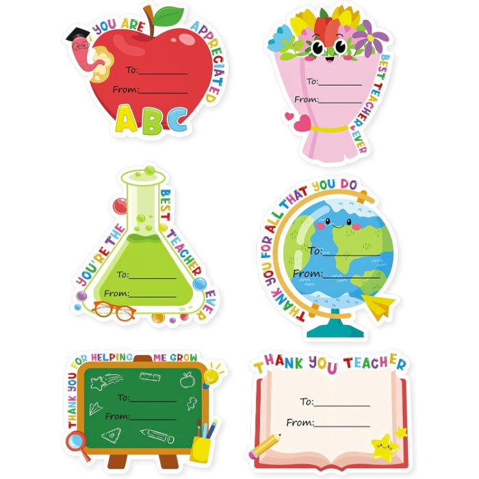 Teacher Appreciation Stickers