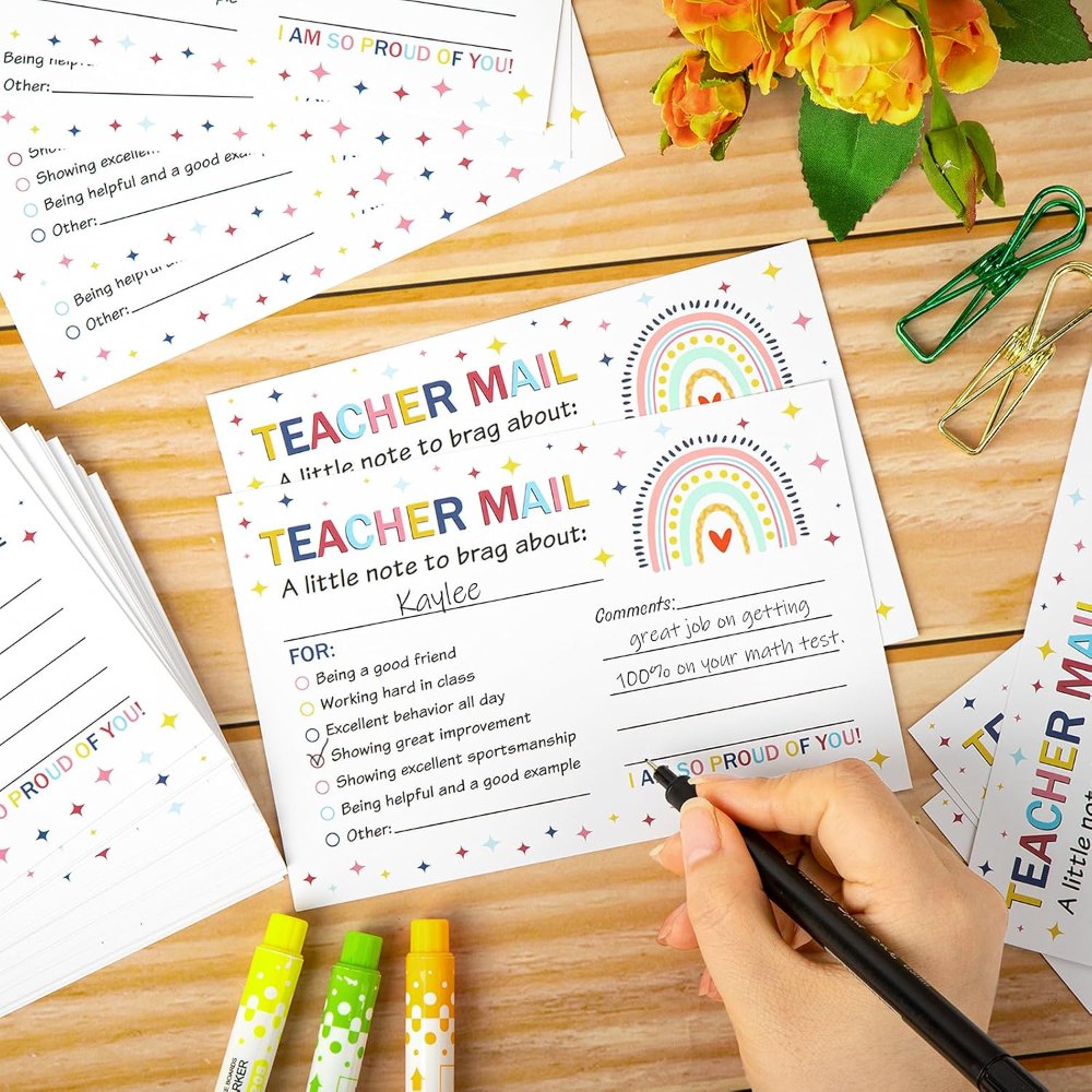Teacher Mail Notes to Parents, 50 pieces, view 3