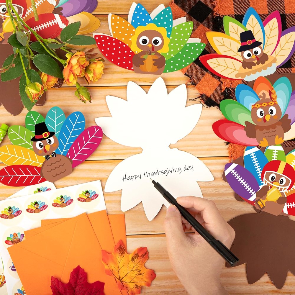 Thanksgiving Cards Bulk Turkey Cards Happy Thanksgiving, view 4