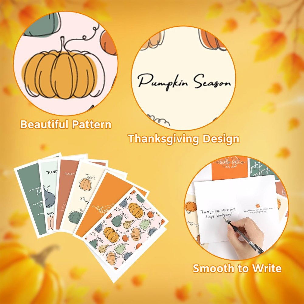 Thanksgiving Cards with Envelopes Happy Thanksgiving, view 4