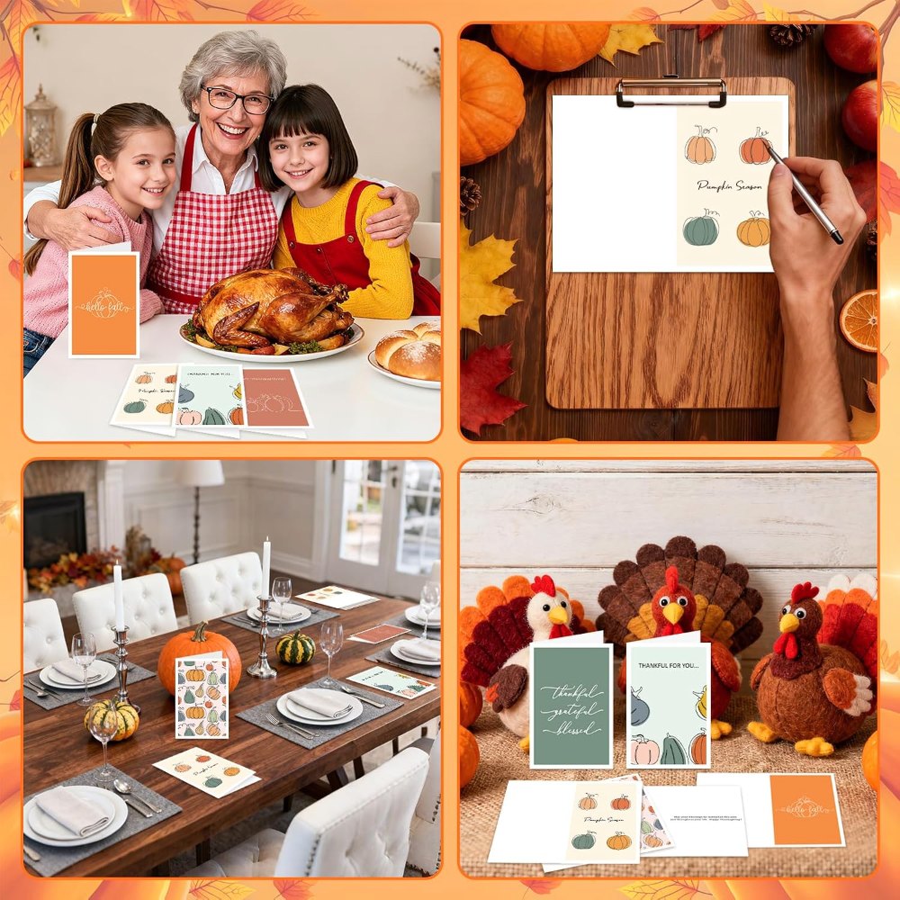 Thanksgiving Cards with Envelopes Happy Thanksgiving, view 7