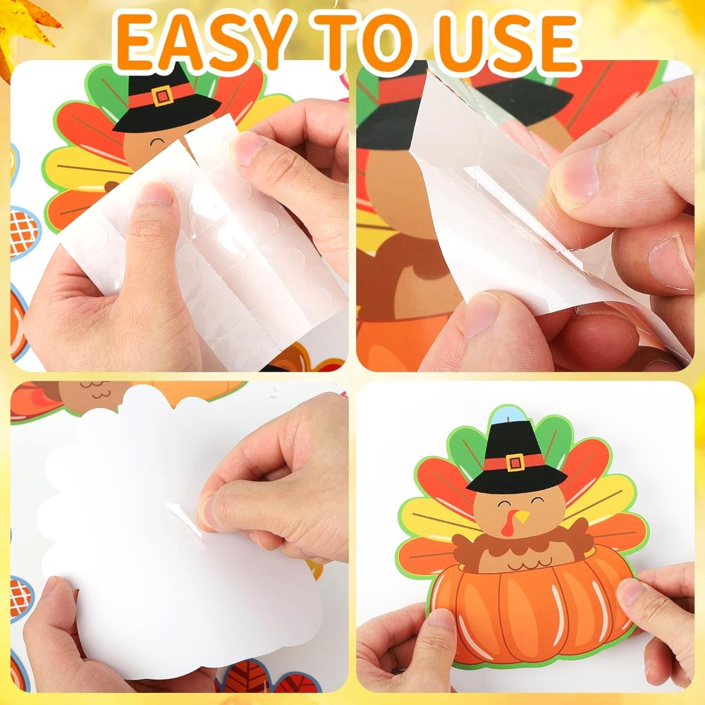 Thanksgiving Decorations Turkey Cutouts Cartoon Turkey, view 3