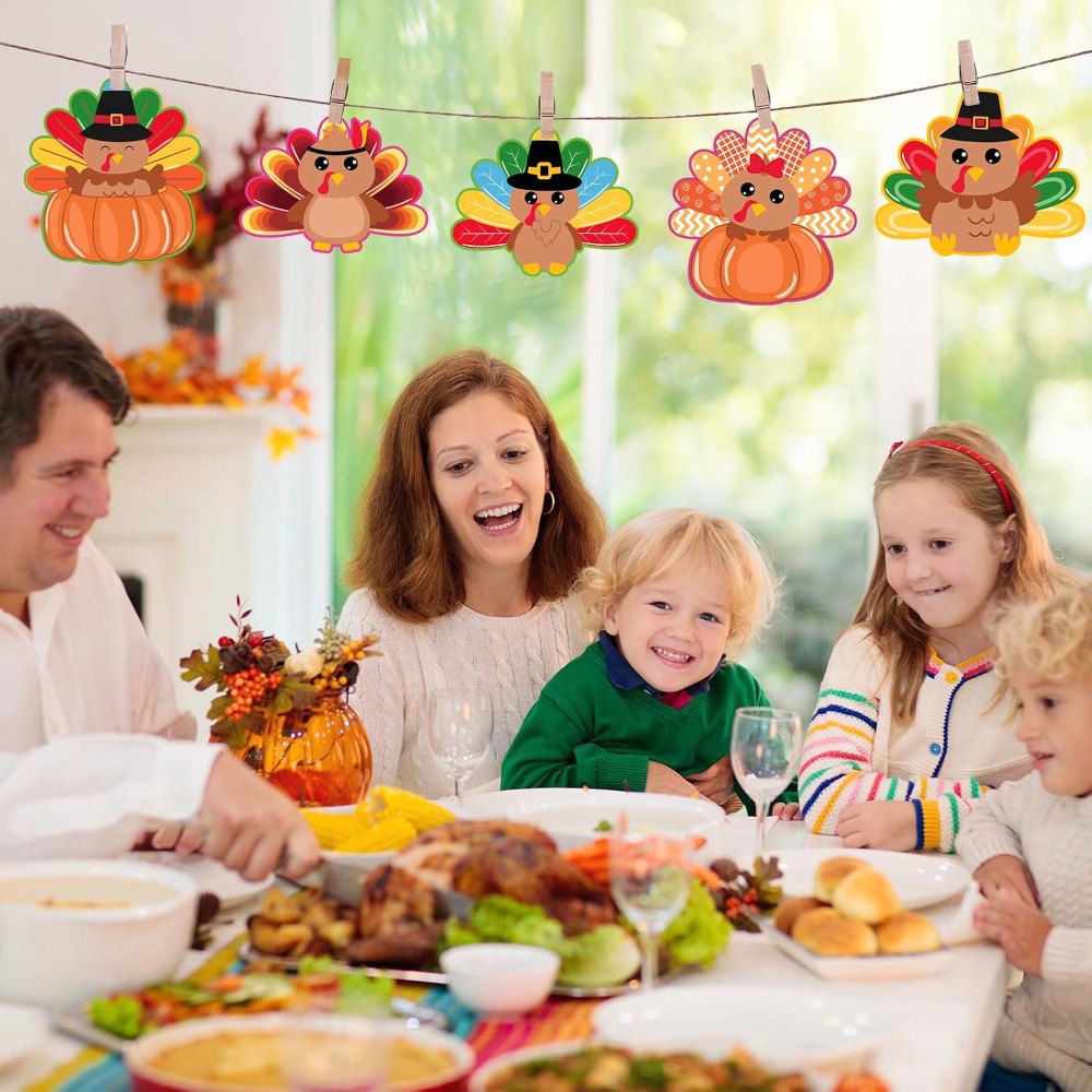 Thanksgiving Decorations Turkey Cutouts Cartoon Turkey, view 6