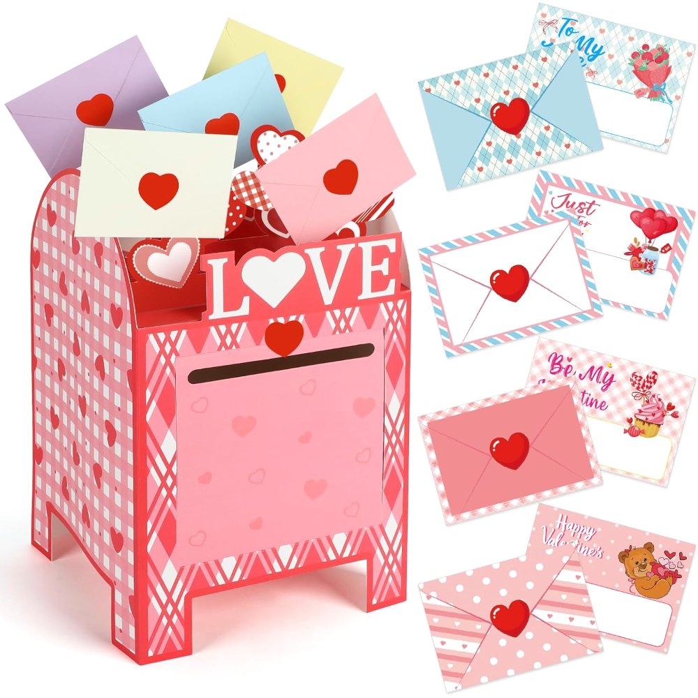 Valentines Day Box With Cards Valentines Day Cards for