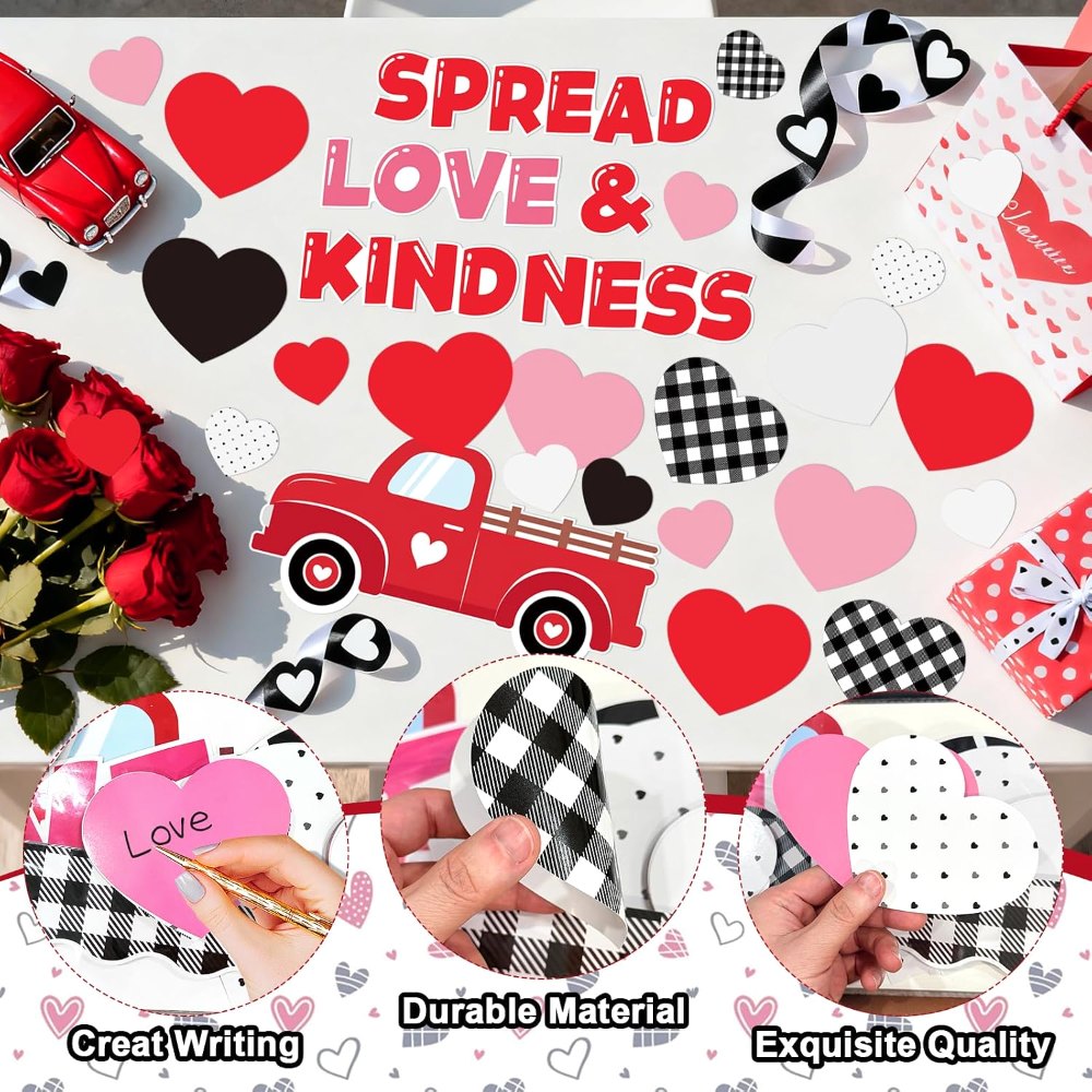 Valentine’s Day Bulletin Board Decorations Love Truck, view 3