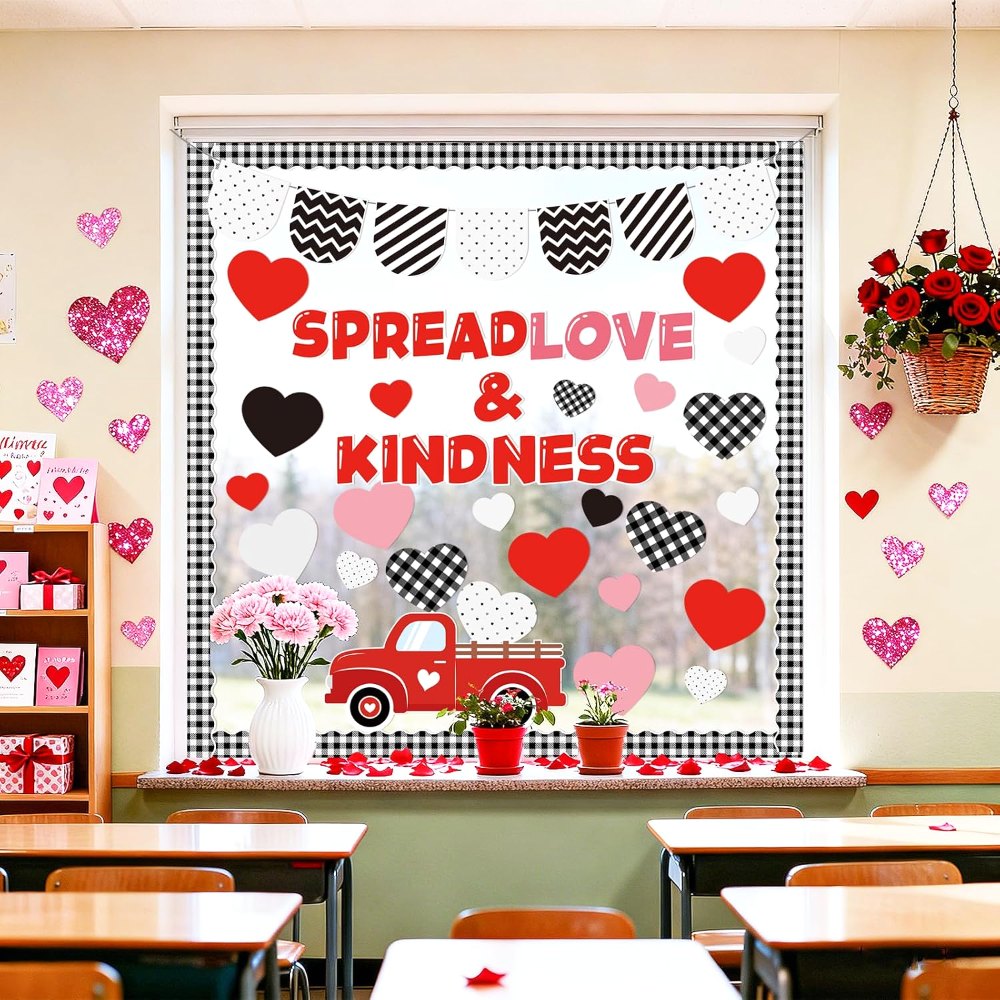 Valentine’s Day Bulletin Board Decorations Love Truck, view 5