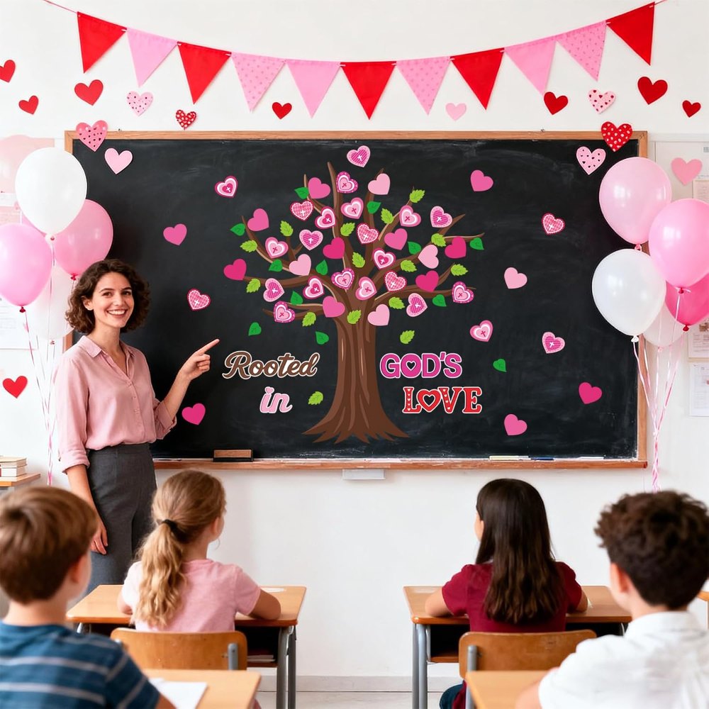 Valentine's Day Bulletin Board Decorations Rooted in, view 5