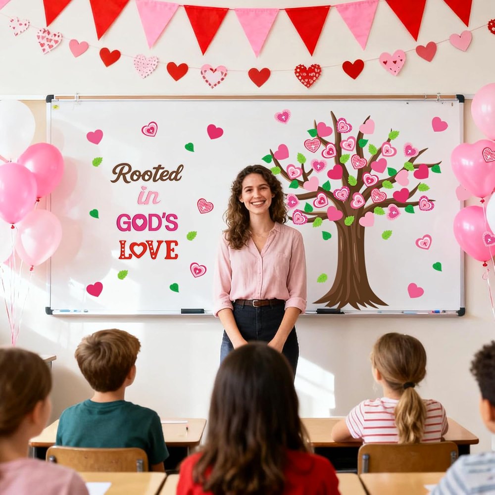 Valentine's Day Bulletin Board Decorations Rooted in, view 7