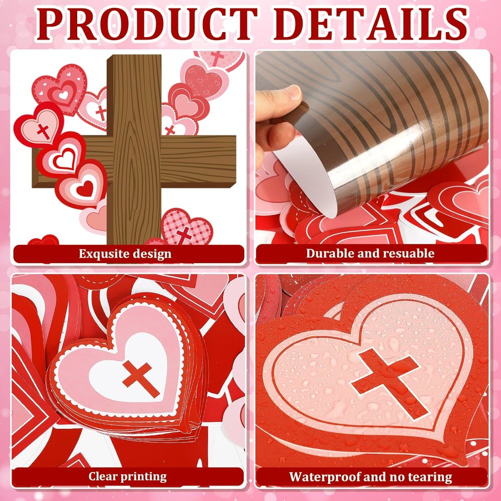 Valentine’s Day Christian Bulletin Board Decorations, view 3