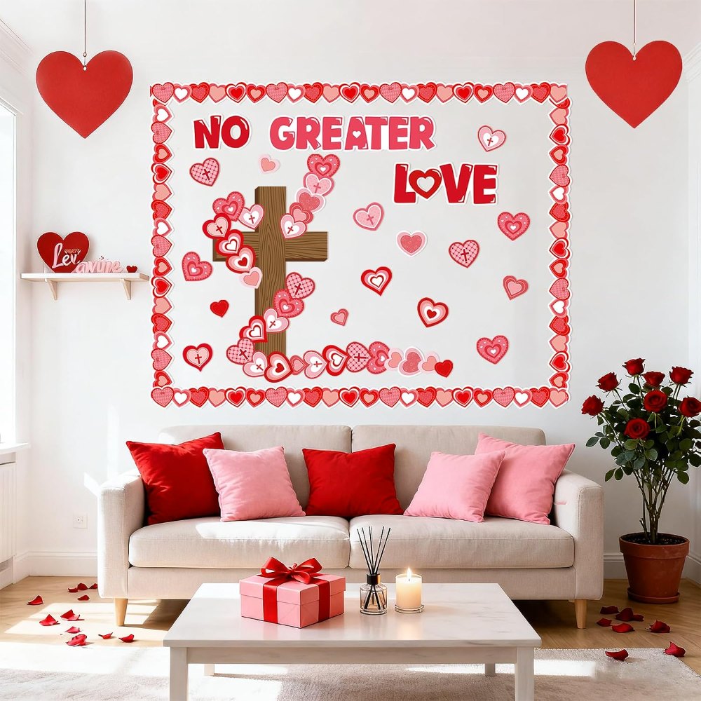 Valentine’s Day Christian Bulletin Board Decorations, view 4