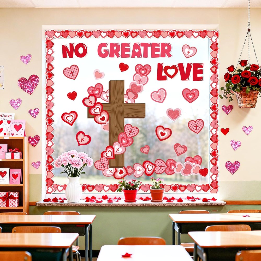 Valentine’s Day Christian Bulletin Board Decorations, view 5
