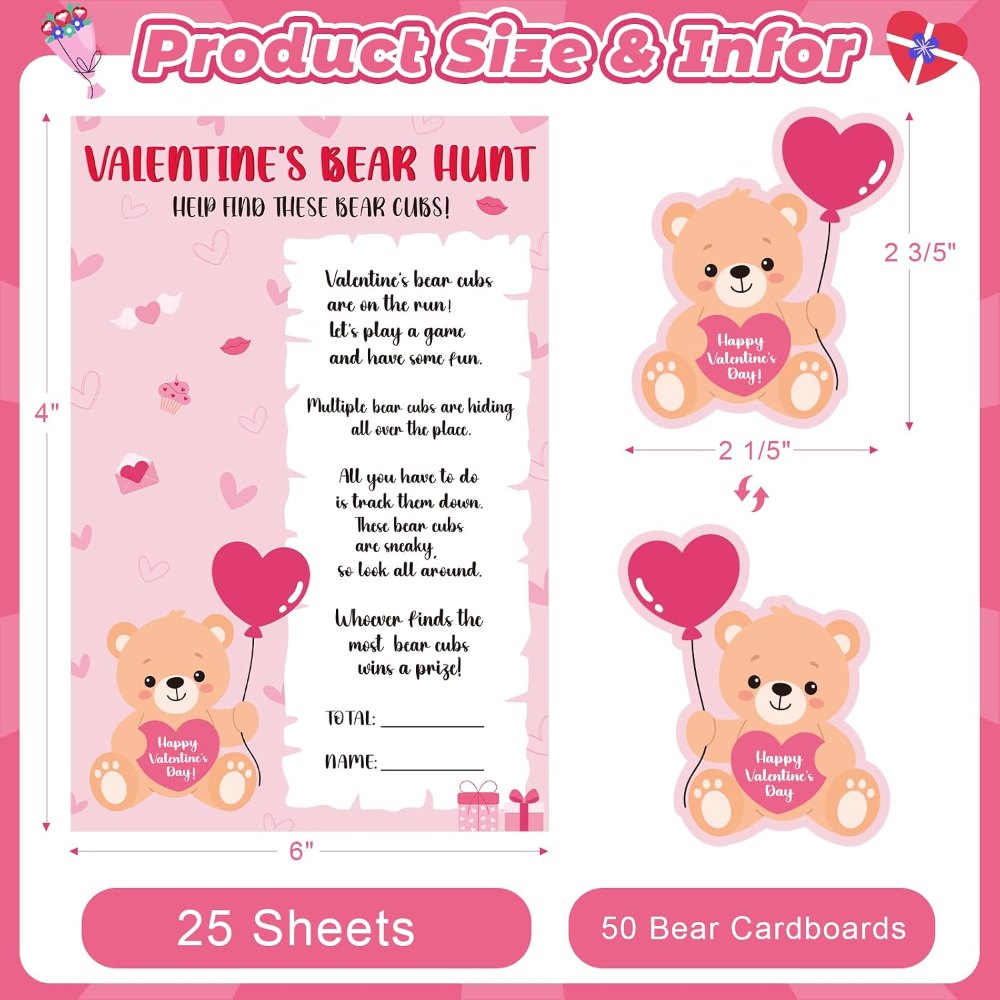 Valentine's Day Games for Classroom Party Family Adults, view 2