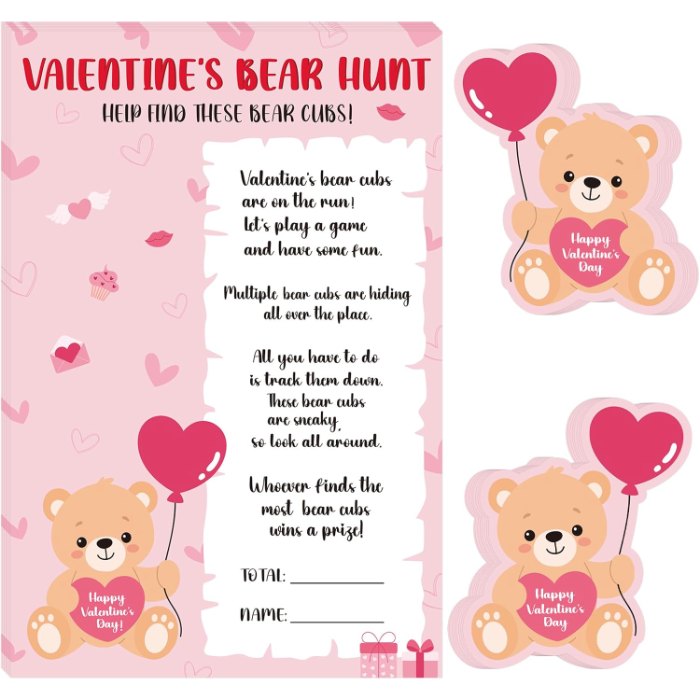Valentine's Day Games for Classroom Party Family Adults