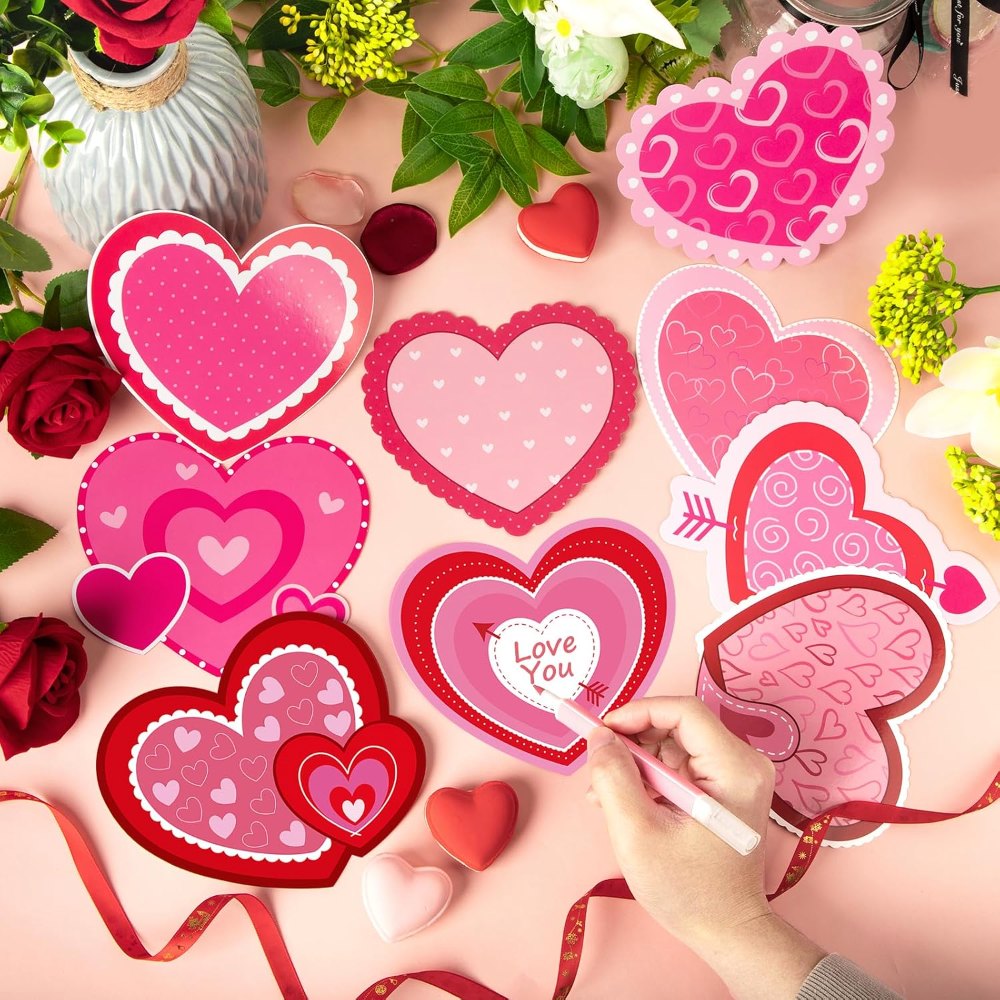 Valentine's Day Heart Cutouts Paper Hearts Cutouts, view 4