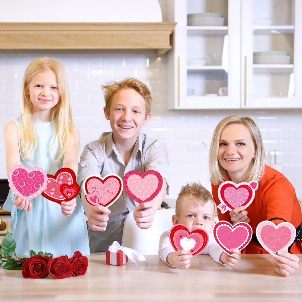 Valentine's Day Heart Cutouts Paper Hearts Cutouts, view 7