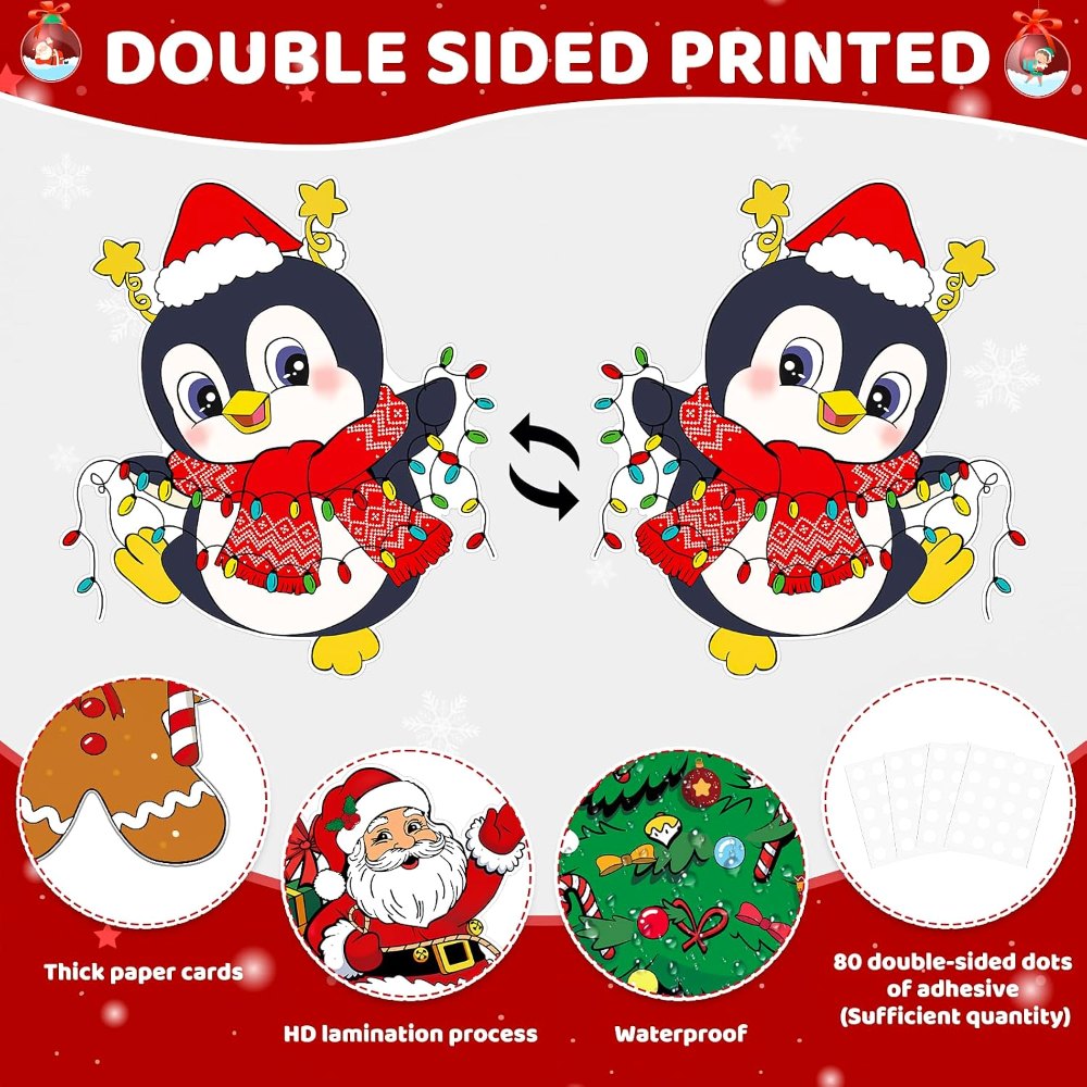 Vintage Christmas Cutouts Decorations Cardboard Cutout, view 3