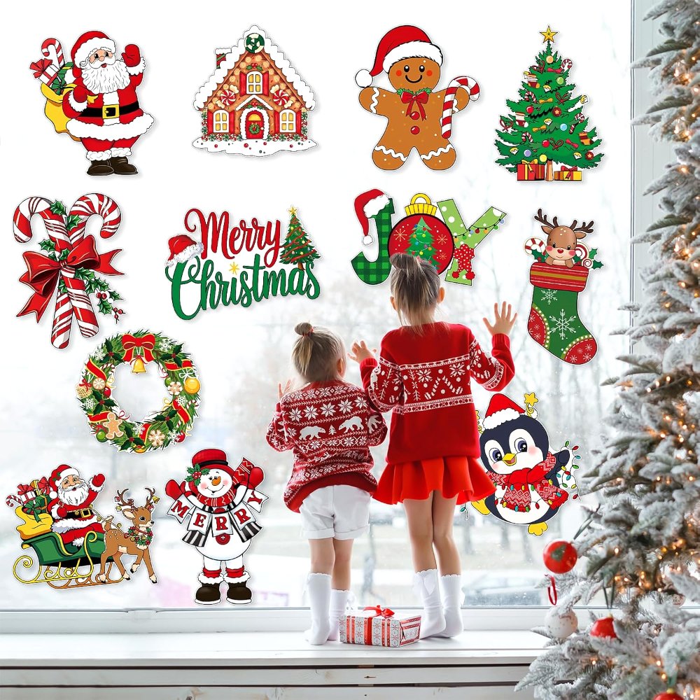 Vintage Christmas Cutouts Decorations Cardboard Cutout, view 4