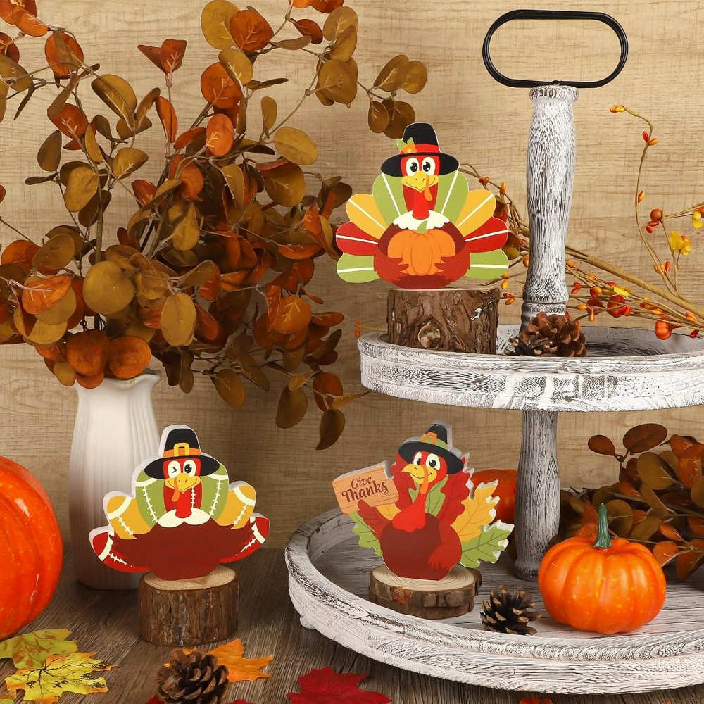 Vintage Thanksgiving Turkey Decorations, view 4