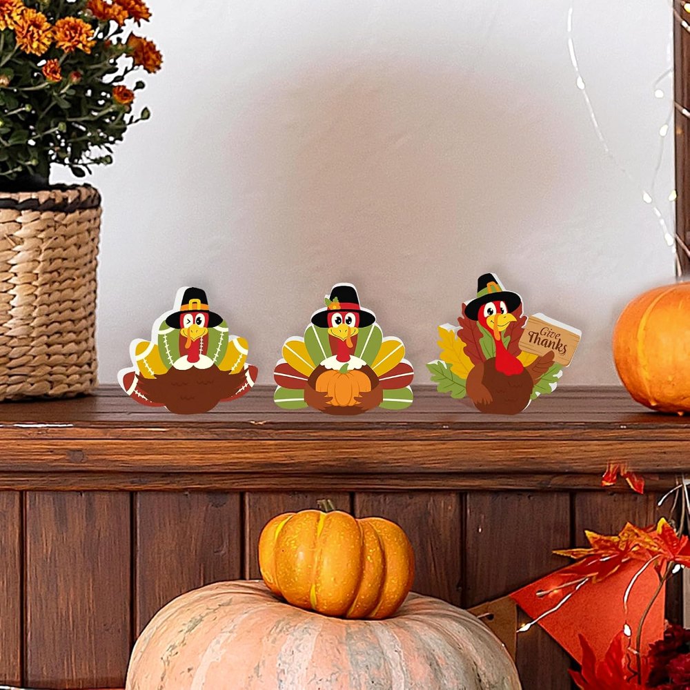 Vintage Thanksgiving Turkey Decorations, view 5