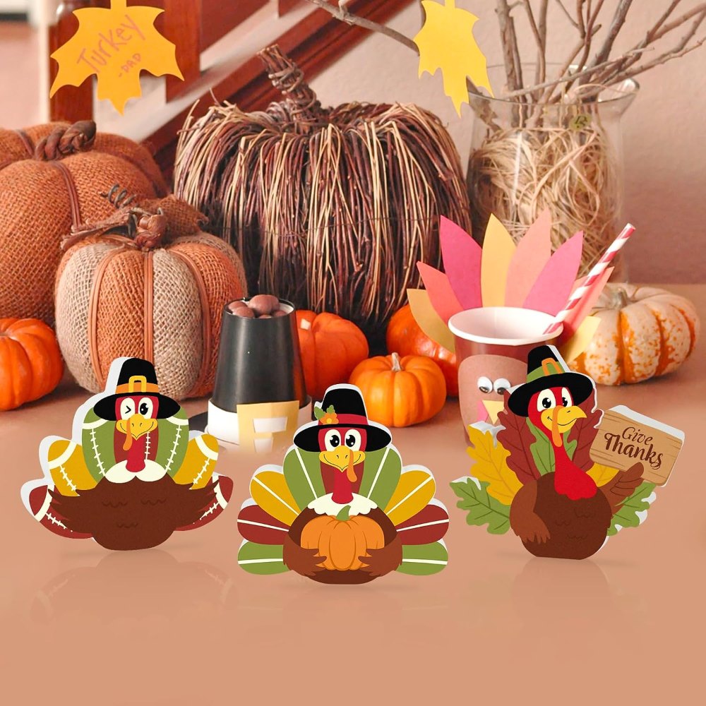 Vintage Thanksgiving Turkey Decorations, view 6