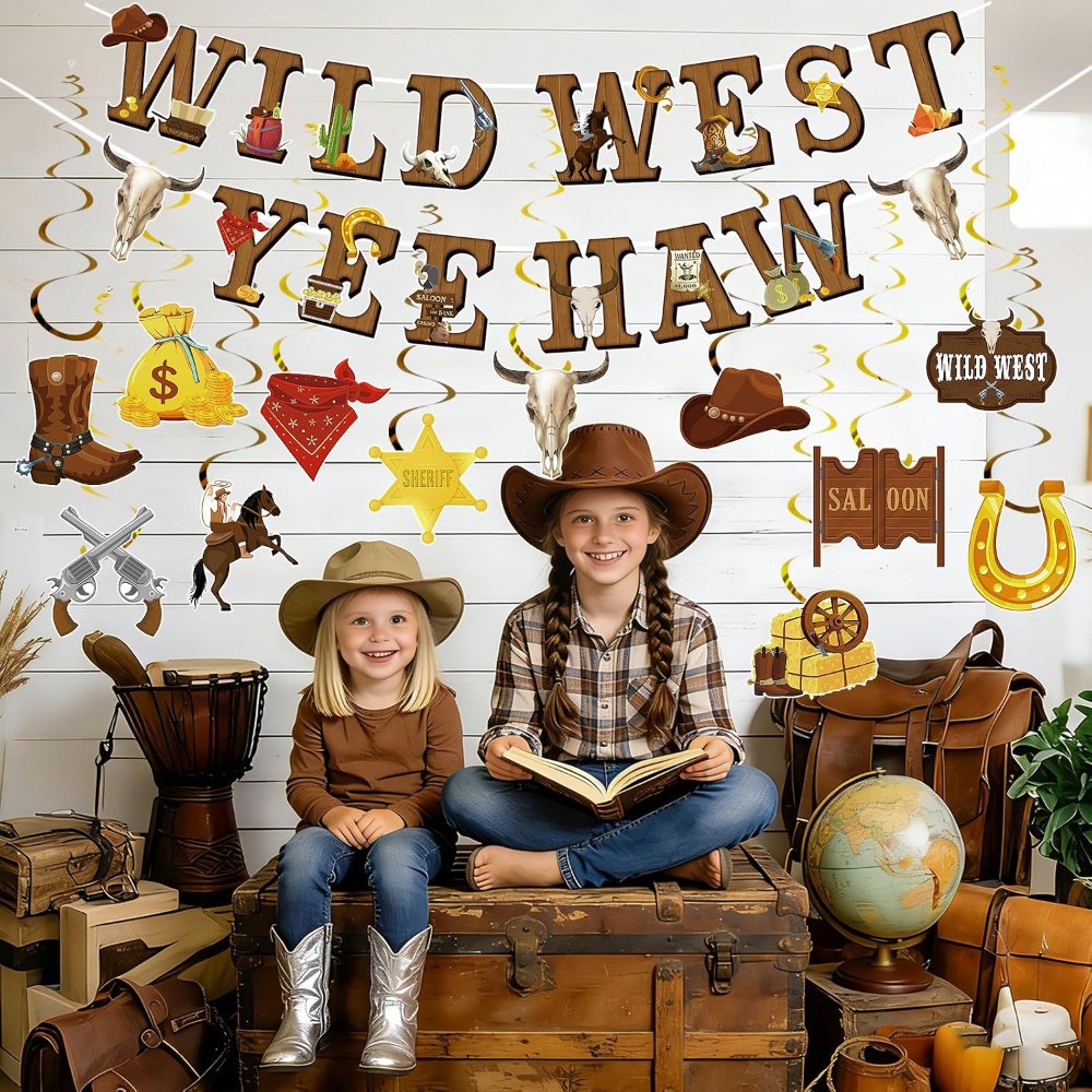 Western Party Decorations Wild West Banners Western, view 5