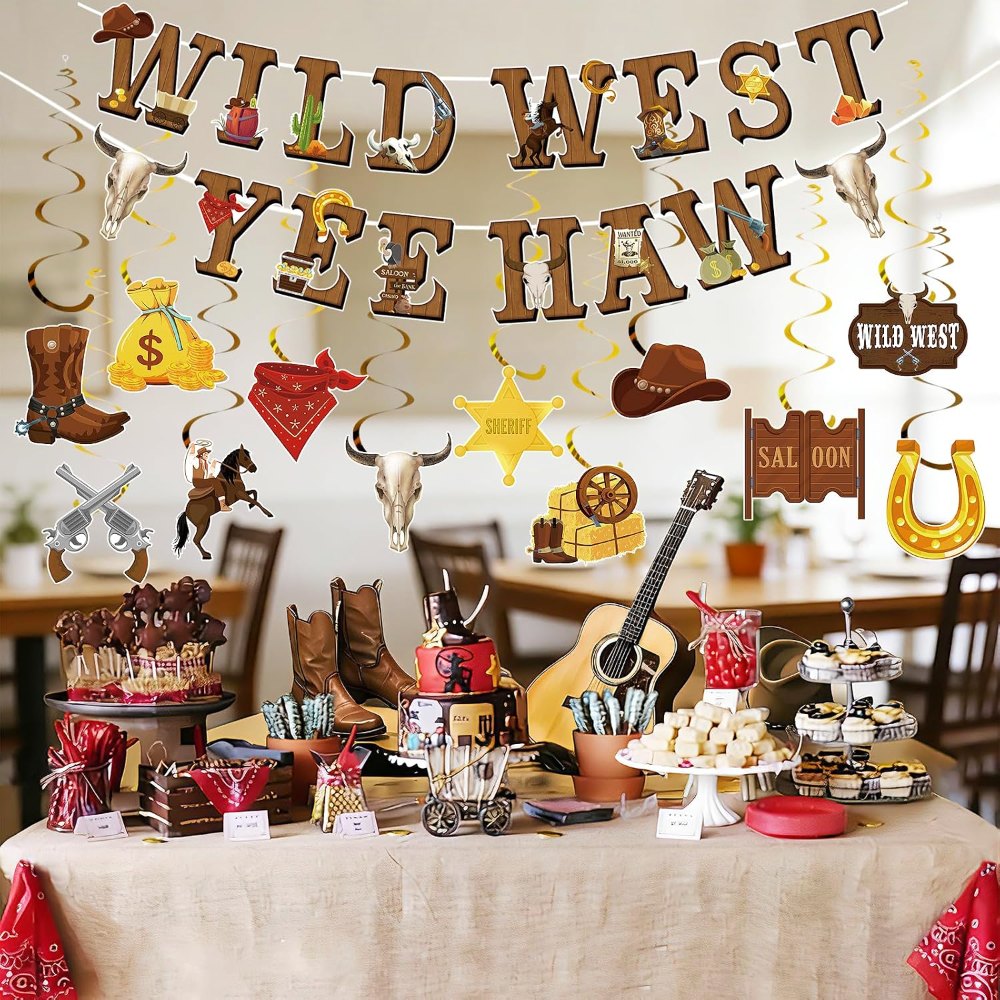 Western Party Decorations Wild West Banners Western, view 6